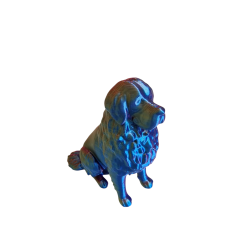 Figurine terre-neuve 3D