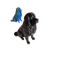 Figurine terre-neuve 3D