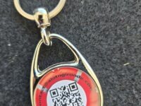 Porte-clés badges ronds