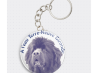 Porte-clés badges ronds